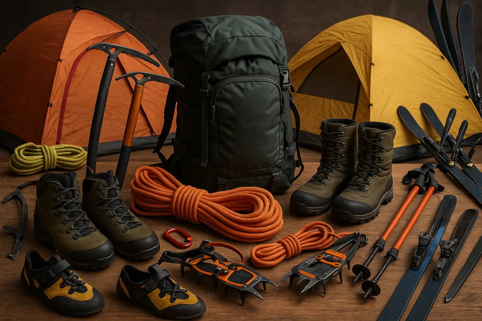 Equipamiento de montaña de segunda mano